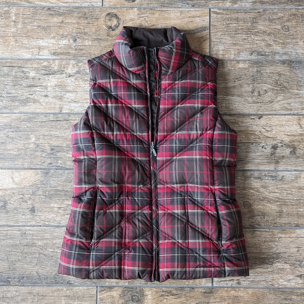 🍂 Eddie Bauer Plaid Vest